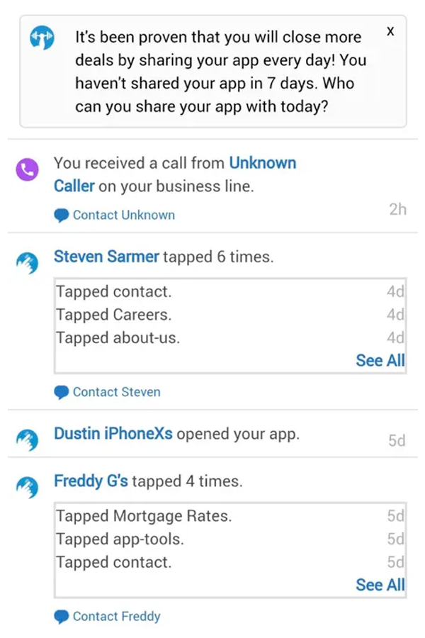cardtappmobiledashboardtapptracker | Cardtapp | Cardtapp